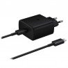 Chargeur Samsung Original ultra-rapide 45W USB-C Type-C avec câble