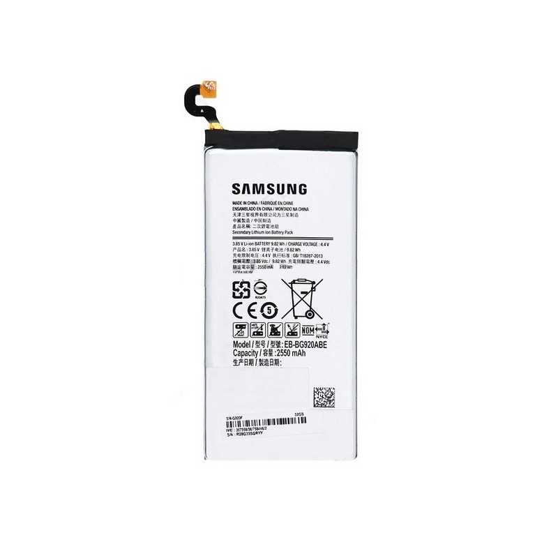 Batterie Samsung S6 Samsung Galaxy G920F EB-BG920ABE