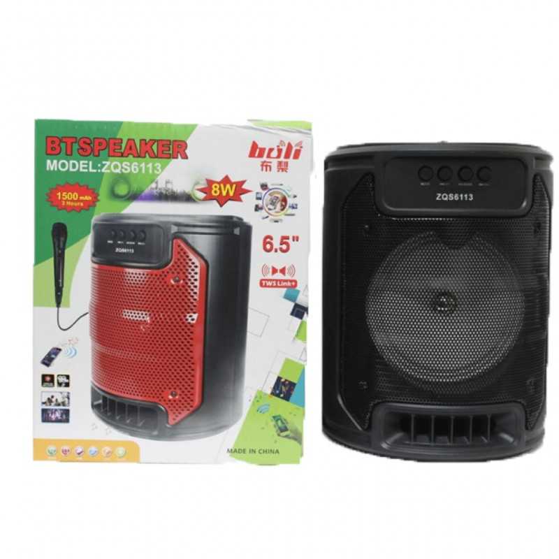 Portable Bluetooth Speaker SLED Light Speaker With Remote Control Support Micro SD / TF / USB ZQS-6113 Wireless Speaker