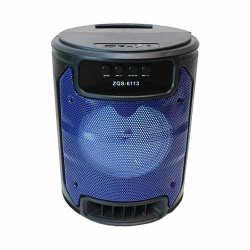 Portable Bluetooth Speaker SLED Light Speaker With Remote Control Support Micro SD / TF / USB ZQS-6113 Wireless Speaker