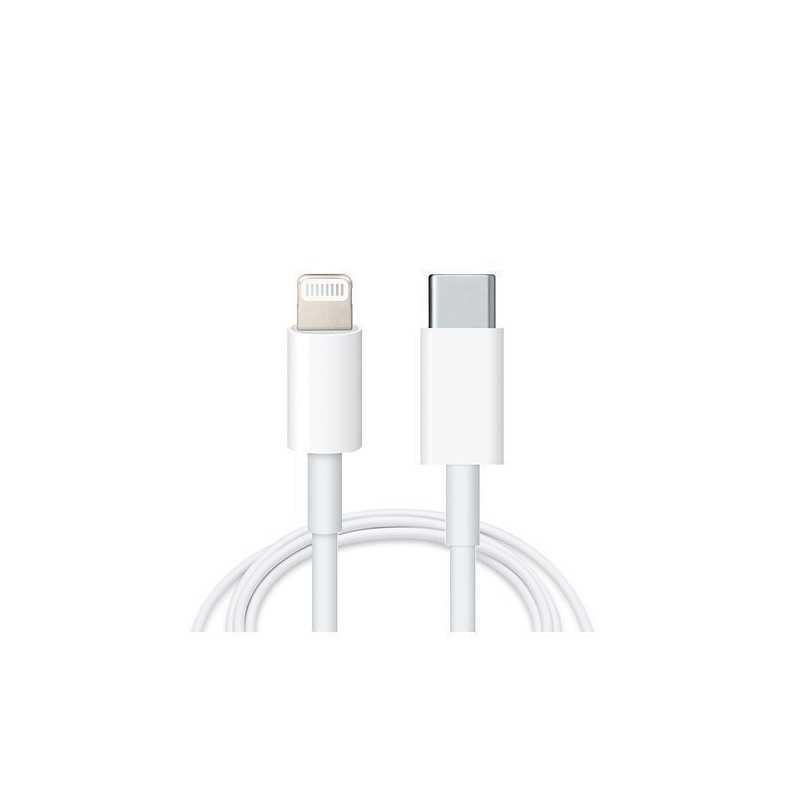 Cable Iphone Original de Charge USB-C vers Lightning Apple pour iPhone 7 8 X 12 11 13 14 Pro Max XS XR