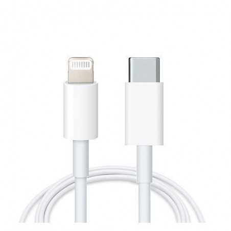 Cable Iphone Original de Charge USB-C vers Lightning Apple pour iPhone 7 8 X 12 11 13 14 Pro Max XS XR