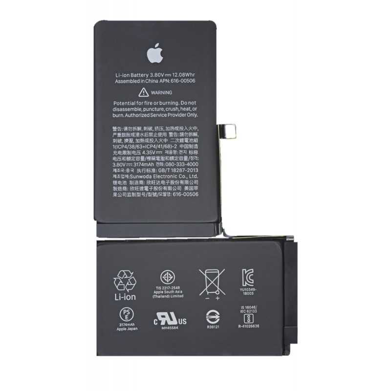 Batterie Iphone Xs Max Apple Haute Capacité Batterie Iphone X Max Original Qualité 3174 mAh