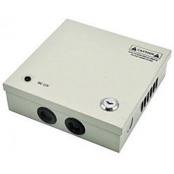 Bloc d'alimentation 12V 5A 4 sorties pour cameras CCTV