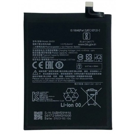Batterie BN59 Xiaomi Redmi Note 10 / Note 10S
