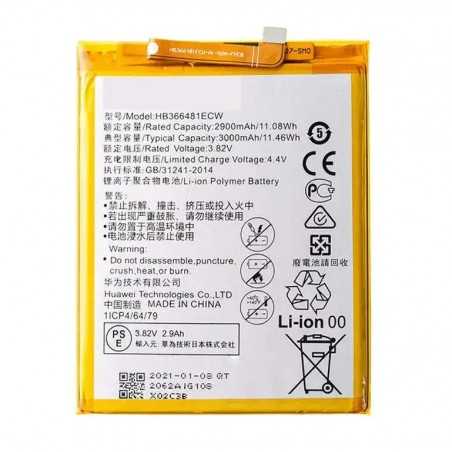 Batterie Huawei Y7 Prime 2018 Huawei P9/P9 Lite/P20 Lite/P10 Lite/P8 Lite 2017 Y6 II Honor 8 HB366481ECW 3000mAh