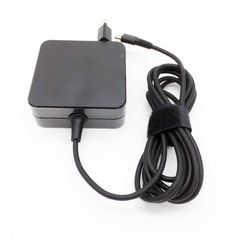 Chargeur PC Type-C HP/Asus/DELL/Lenovo/Acer Adaptateur PC Type-C/USB-C  5V 3A - 9V 3A - 12V 3A - 15V 3A - 20V 2.5A 45W