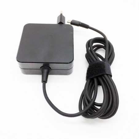 Chargeur PC Type-C HP/Asus/DELL/Lenovo/Acer Adaptateur PC Type-C/USB-C  5V 3A - 9V 3A - 12V 3A - 15V 3A - 20V 2.5A 45W