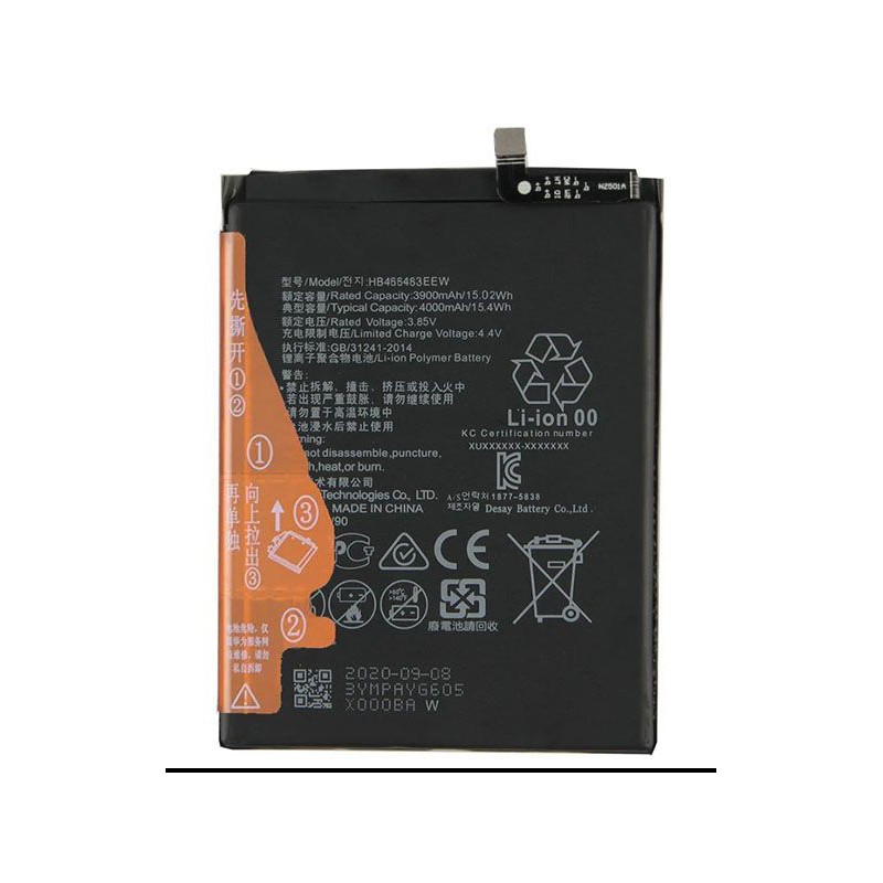 Batterie Huawei NOVA 7/HONOR 30PRO/NOVA 7SE  HB466483EEW