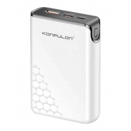 Power bank 10000mAh 20W Mini Smart Power bank Konfulon Fast Charging PD Externe Chargeur Smartphone Prix Maroc