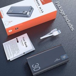 Power bank 30000mAh 20W Konfulon Fast Charging PD Externe Chargeur Xiaomi, iPhone, Huawei, Samsung