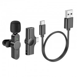 MicroPhone Sans Fil Digital BOROFONE LAVALIER Smartphone Type-C Prix Maroc
