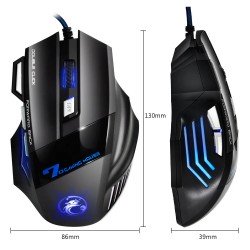 Souris Imice X7 Gaming RGB 5500 DPI