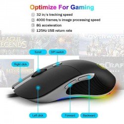 Souris Imice X6 Gaming 7 Buttons 7 Colors RGB LED 5500 DPI Pour Pc Prix Maroc