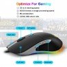 Souris Imice X6 Gaming 7 Buttons 7 Colors RGB LED 5500 DPI Pour Pc Prix Maroc