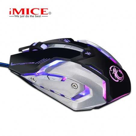 Souris Imice V8 Gaming 6 Buttons RGB 4000 DPI