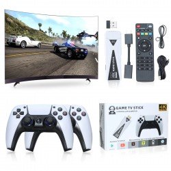 Console De Jeu Video Game Stick U10 Avec Contrôleurs Sans Fil 64G Game Pad +10000 Jeux Prix Maroc