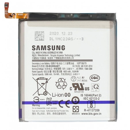 Batterie S21 Ultra Samsung G998F EB-BG998ABY 5000mAh Original