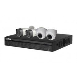 PACK 4 Cameras Dahua 2 Mega
