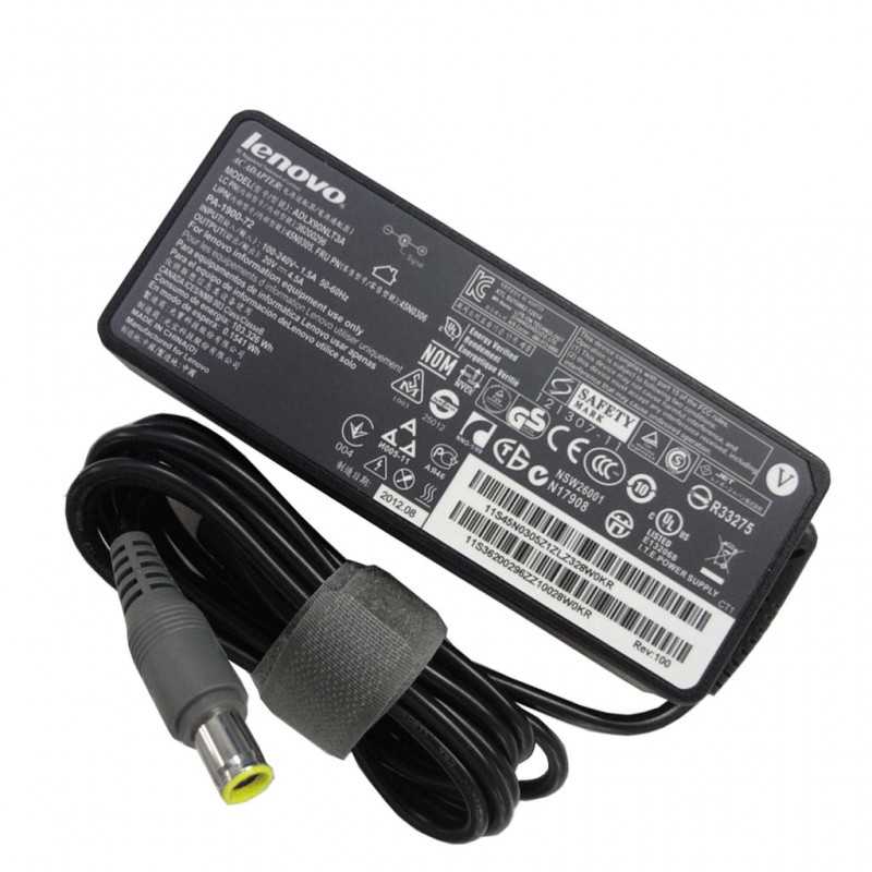 Chargeur PC Lenovo 20V 3.25A 65W chargeur/Adaptateur PC Portable Lenovo 20V 3.25A 65W Big Pin