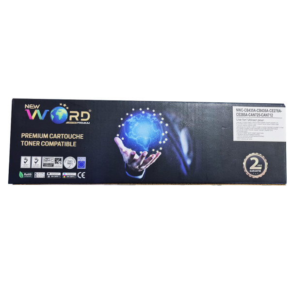 Toner HP/Canon 35A CB435A/CAN712 Premium Laserjet Toner Imprimante 35A CB435A/CAN712 Noir