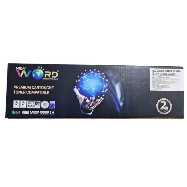 Toner HP/Canon 85A CE285A/CAN712 Premium Laserjet Toner Imprimante 85A CE285A/CAN712 Haute Qualite