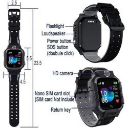 Montre Smart Pour Enfant Support Carte SIM GPS Localisation Enfant Tracker - Smart Watch Kids GPS