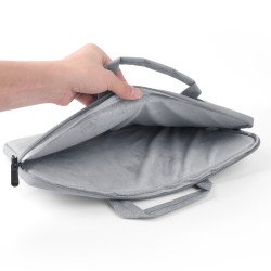 Cartable PC Portable Sac & sacoche Pour PC 15.6 Pouces Laptop Bag 15.6" - Haute Qualité Couleur Gris