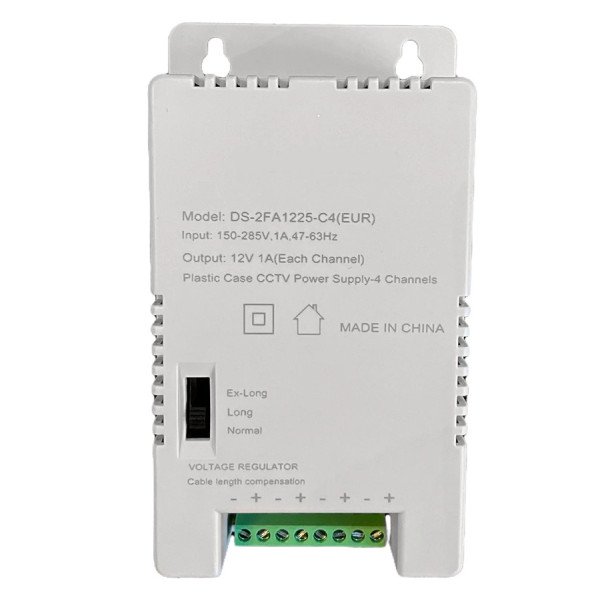 Alimentation 12V 4 Channel Camera Surveillance CCTV Power Supply Bloc Alimentation Multi Port 4 Ports