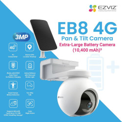 Camera Wifi EZVIZ EB8 4G LTE 2K 1080P HD Avec Batterie Wifi 4G IP Camera Security HikVision Night Vision