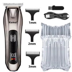 Tondeuse Professionnelle Rechargeable Pour hommes Rasoir Electrique Pour Barbe et Cheveux - Kemei KM-639