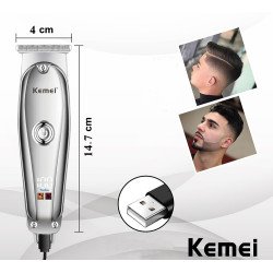 Tondeuse Professionnelle Rechargeable Pour hommes Rasoir Electrique Pour Cheveux, moustache, Barbe  - Kemei KM-637