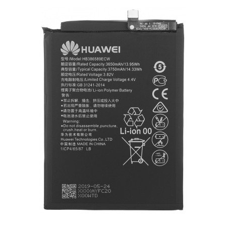 Batterie Huawei Honor 20, Mate 20 Lite, Nova 5T, Nova 3, P10 Plus, Honor Play/View 10/8X/10 Lite  3750 mAh - HB386589ECW