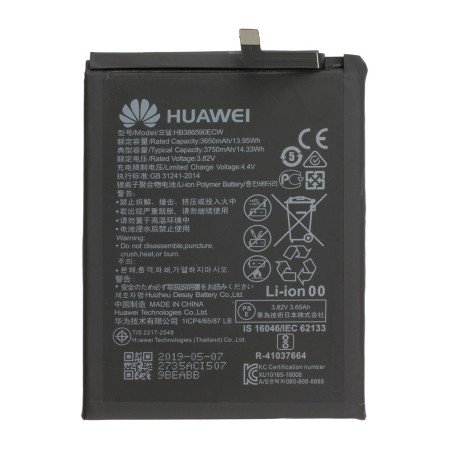 Batterie Huawei Nova 3/4/5T/Mate 20 Lite/P10 Plus Honor 20/20S/Play/8X/View 10/V10/9x Lite 3750 mAh - HB386590ECW