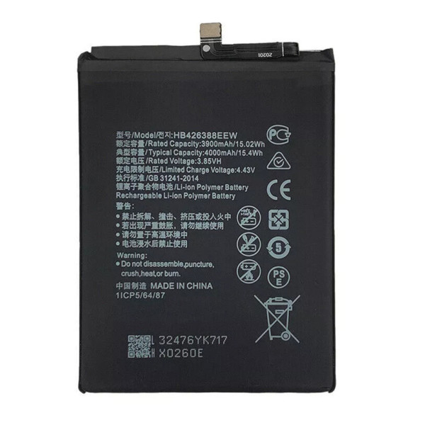 Batterie Huawei Honor 30 / Honor 30 Lite/ Honor Enjoy 20 Pro / Enjoy Z 4000mAh - HB426388EEW