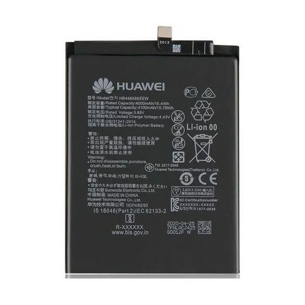 Batterie Huawei Honor Nova 6 Honor V30 Pro/View 30 Pro OXF-AN10 WLZ-AL10 WLZ-AL00 4100mAh - HB446589EEW