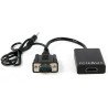 Adaptateur Cable VGA Vers/To HDMI Female 1080P Full HD Avec Audio Convertisseur VGA à HDMI Haute Qualité Prix Maroc