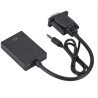 Adaptateur Cable VGA Vers/To HDMI Female 1080P Full HD Avec Audio Convertisseur VGA à HDMI Haute Qualité Prix Maroc