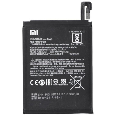 Batterie Xiaomi Redmi Note 5 / Redmi 5 Pro BN45 4000mAh Original Quality