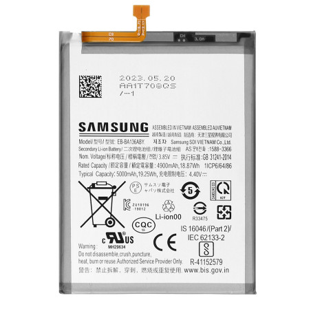 Batterie Samsung A13 5G A136 A136F/B/U SM-A136 EB-BA136ABY 5000mAh Original Quality