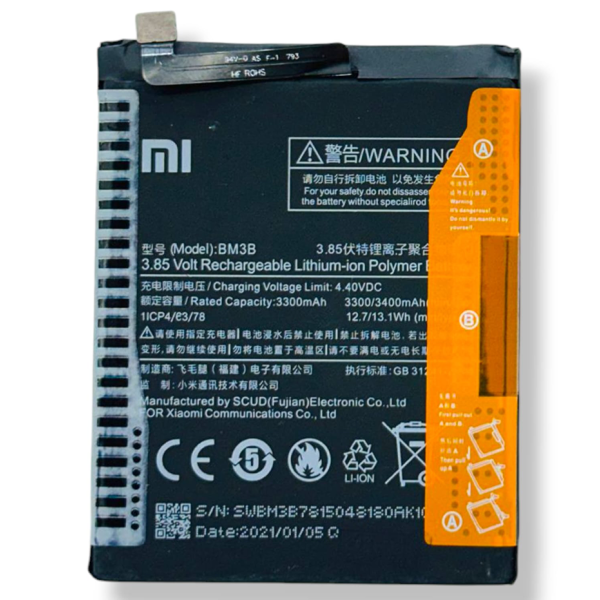 Batterie Xiaomi Mi MIX 2 / MIX 2s M1803D5XT M1803D5XC BM3B 3400mAh Batterie De Remplacement Original Quality