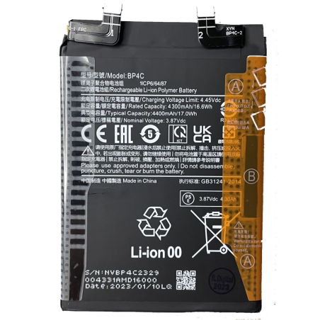 Batterie Xiaomi Redmi Note 11T Pro Plus / Note 11T Pro+ BP45 4400mAh Original Quality