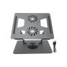 Support PC Portable en aluminium Avec Ventilateur De Refroidissement rotatif Support de Laptop Stand YL-906