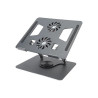 Support PC Portable en aluminium Avec Ventilateur De Refroidissement rotatif Support de Laptop Stand YL-906