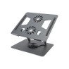 Support PC Portable en aluminium Avec Ventilateur De Refroidissement rotatif Support de Laptop Stand YL-906