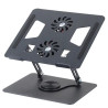 Support PC Portable en aluminium Avec Ventilateur De Refroidissement rotatif Support de Laptop Stand YL-906