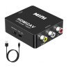 Adaptateur Cable HDMI Vers/To AV/RCA 1080P HD Convertisseur HDMI à/Vers AV/RCA HD Support PAL/NTSC Haute Qualité