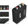 Adaptateur Cable HDMI Vers/To AV/RCA 1080P HD Convertisseur HDMI à/Vers AV/RCA HD Support PAL/NTSC Haute Qualité