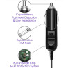Chargeur PC Voiture Type-C USB-C Pour MacBook, ordinateurs portables, tablettes, Smartphone Adaptateur Voiture 12V-24V 100W