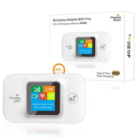 Modem 4G/5G WiFi Sans Fil MF688/M9 Mobile Wifi Pro Mobile WiFi Wireless ...